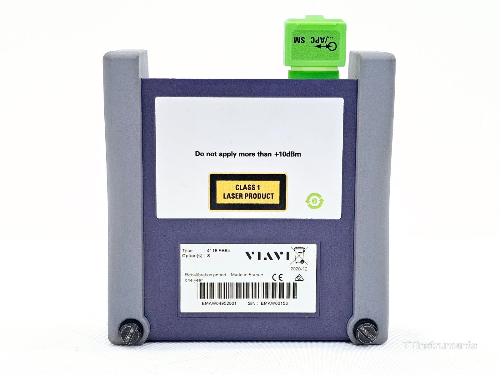 Viavi JDSU MTS 2000 V2 with PM/VFL + 4118FB65 1650 nm 40 dB Filtered OTDR SC-APC