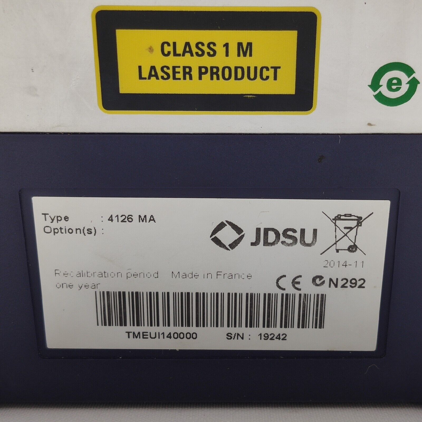 Viavi JDSU MTS 2000 w/ 4126 MA SM OTDR 1310/1550 nm 37/35 dB FTTH/Access/Metro