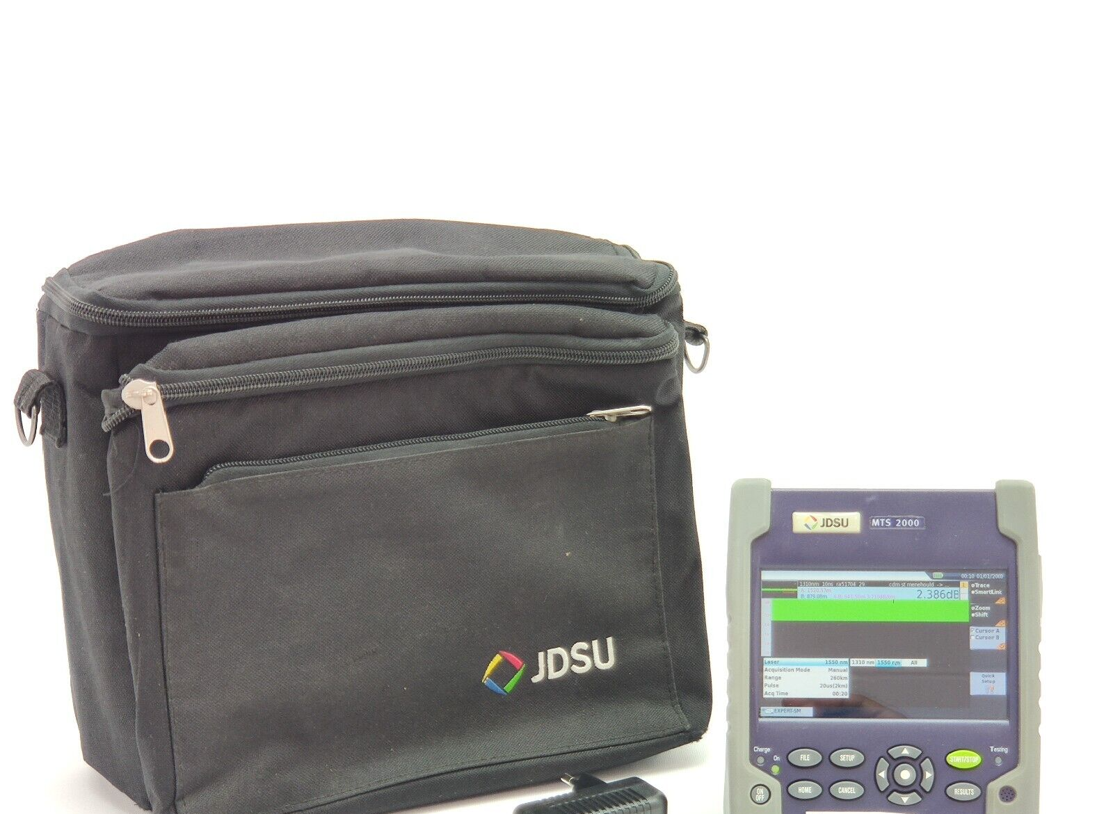 Viavi JDSU MTS 2000 w/ 4126 MA SM OTDR 1310/1550 nm 37/35 dB FTTH/Access/Metro