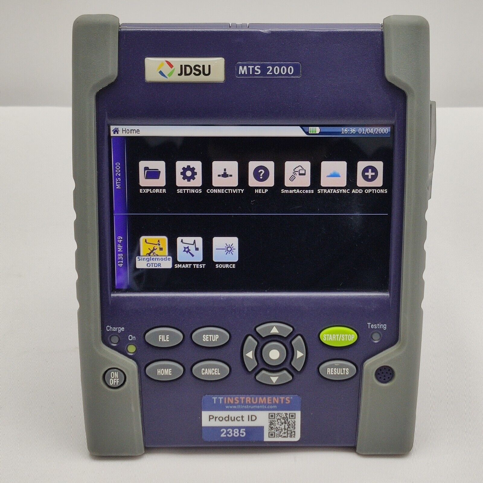 Viavi JDSU MTS 2000 w 4138 MP49 1310/1490/1550 nm OTDR 43/41/41 dB Metro PON