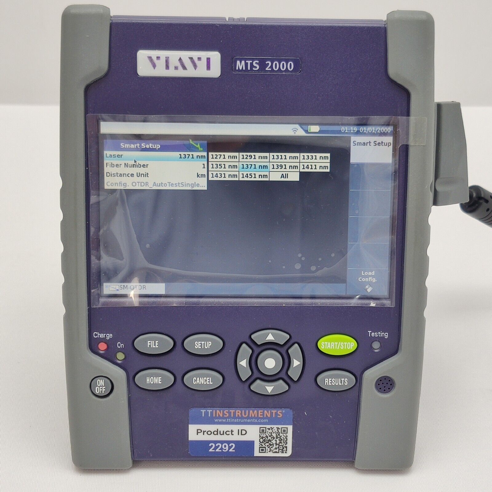 Viavi JDSU MTS 2000 w/ 41CWDM10L CWDM 10 Wavelength OTDR Module 1271 - 1451 nm