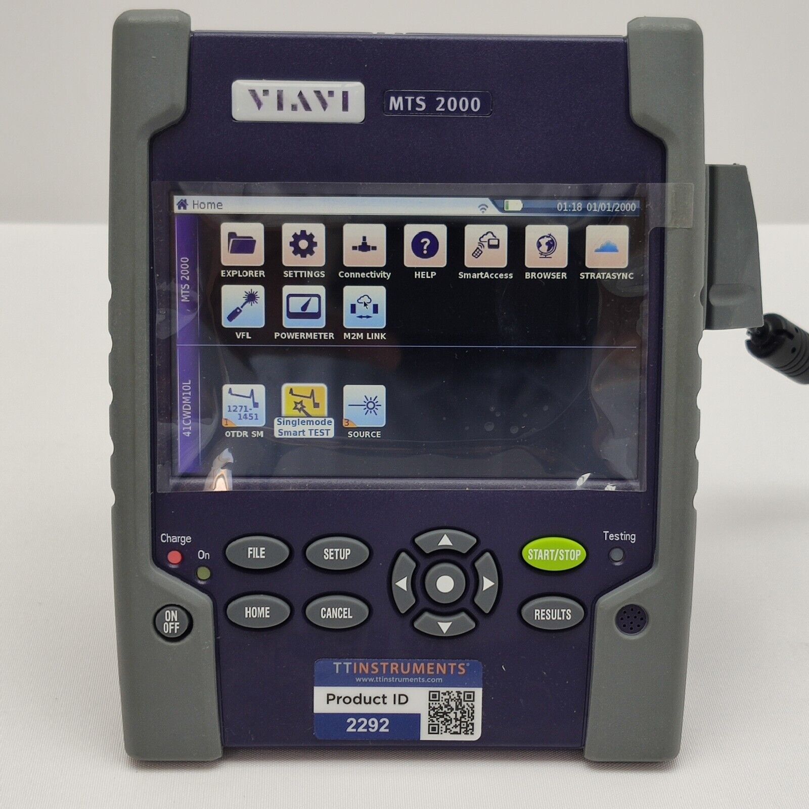 Viavi JDSU MTS 2000 w/ 41CWDM10L CWDM 10 Wavelength OTDR Module 1271 - 1451 nm