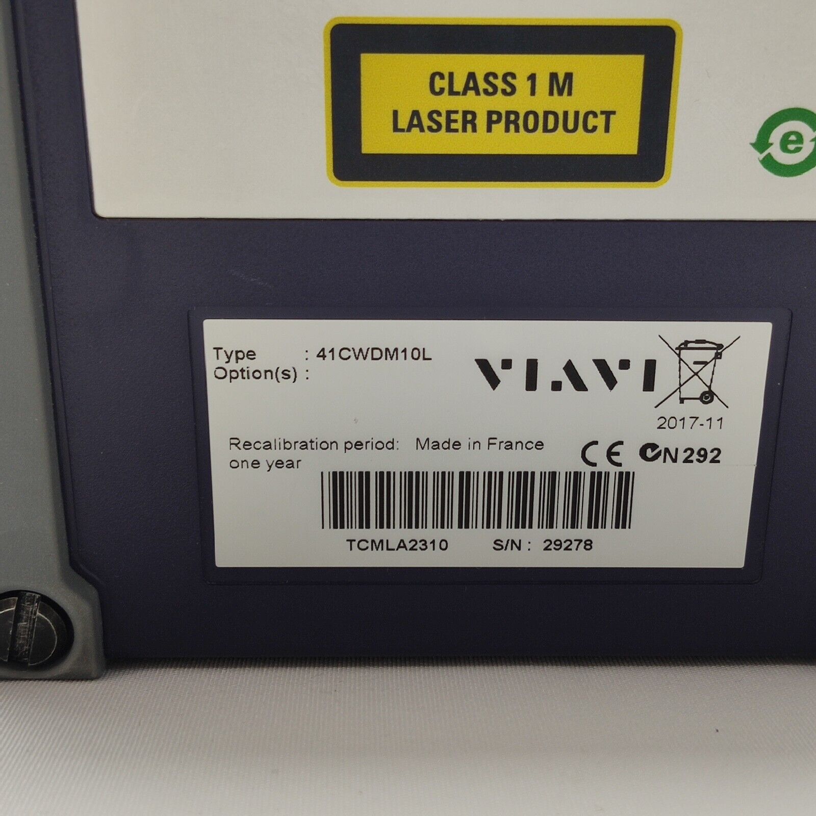 Viavi JDSU MTS 2000 w/ 41CWDM10L CWDM 10 Wavelength OTDR Module 1271 - 1451 nm