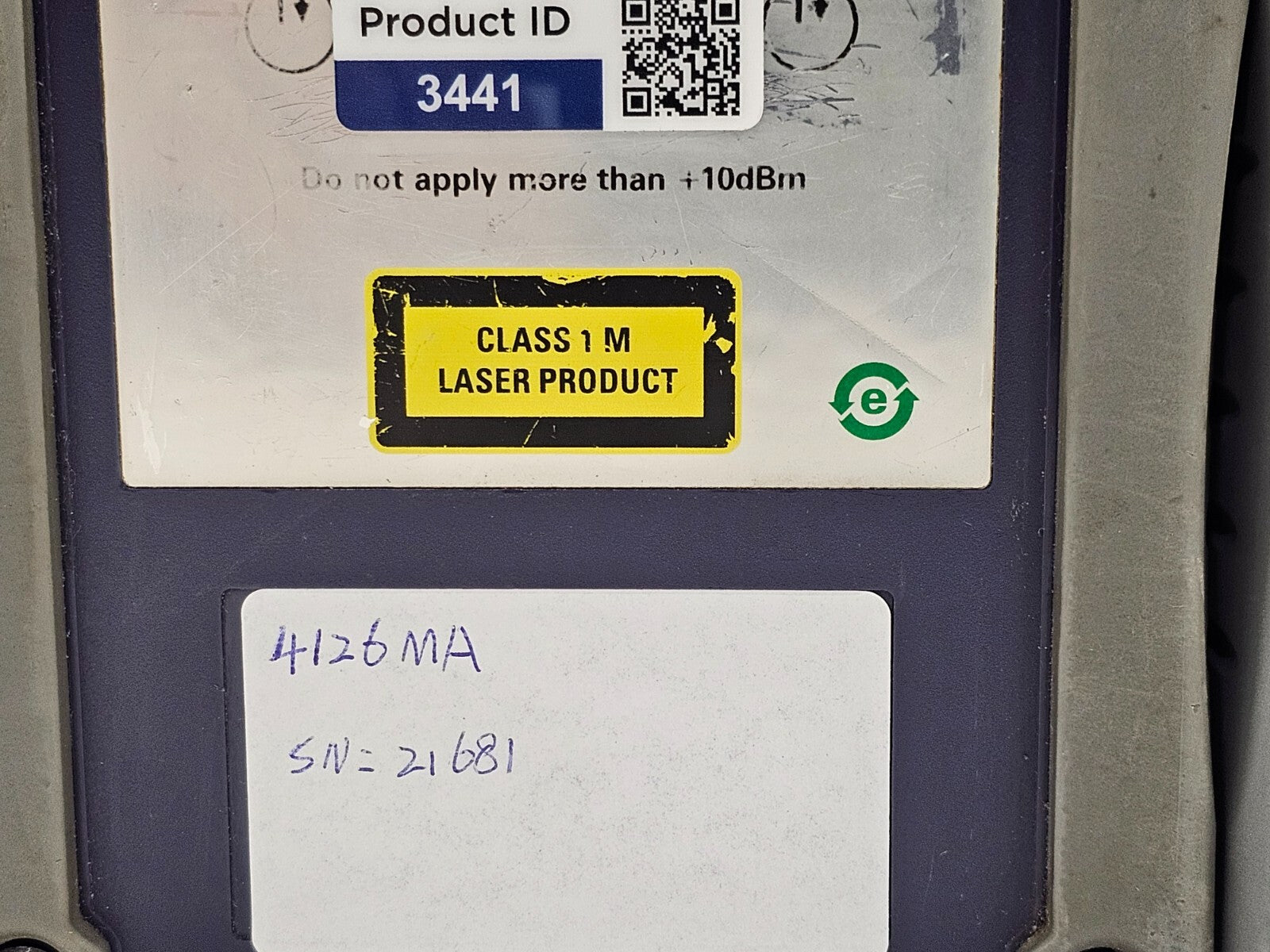 Viavi JDSU MTS 4000 Mainframe with 4126 MA SM OTDR 1310/1550 nm 37/35 dB APC