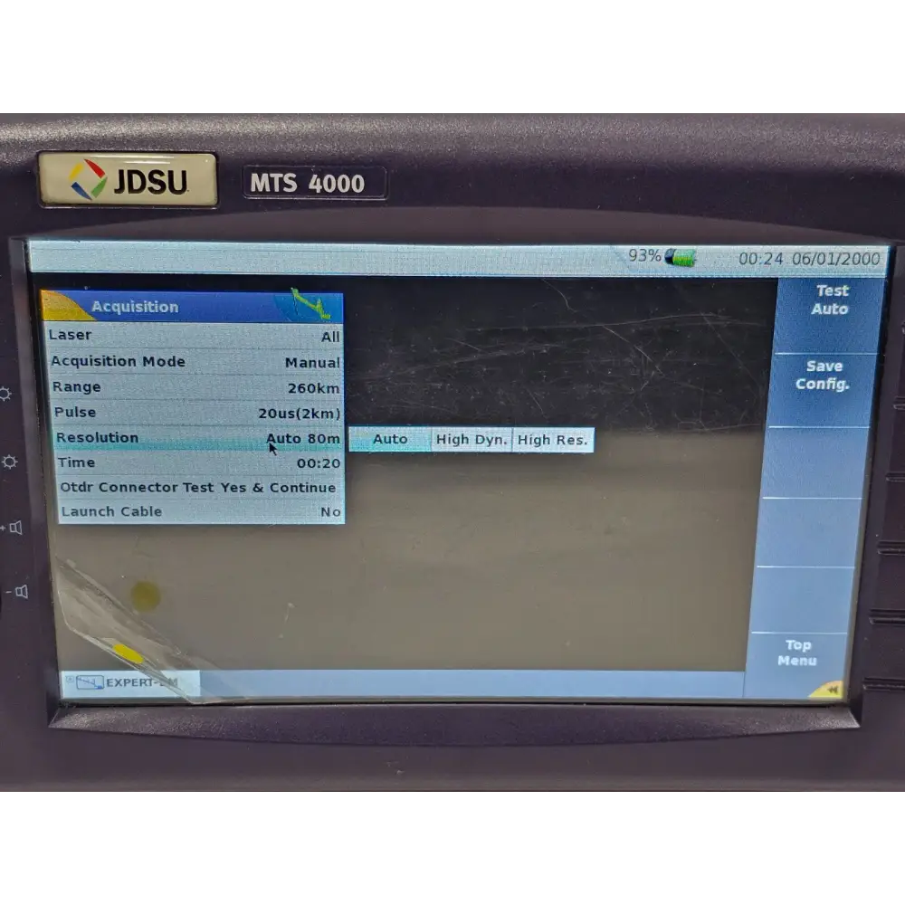 Viavi JDSU MTS 4000 with 4126 MA SM module removed from mainframe