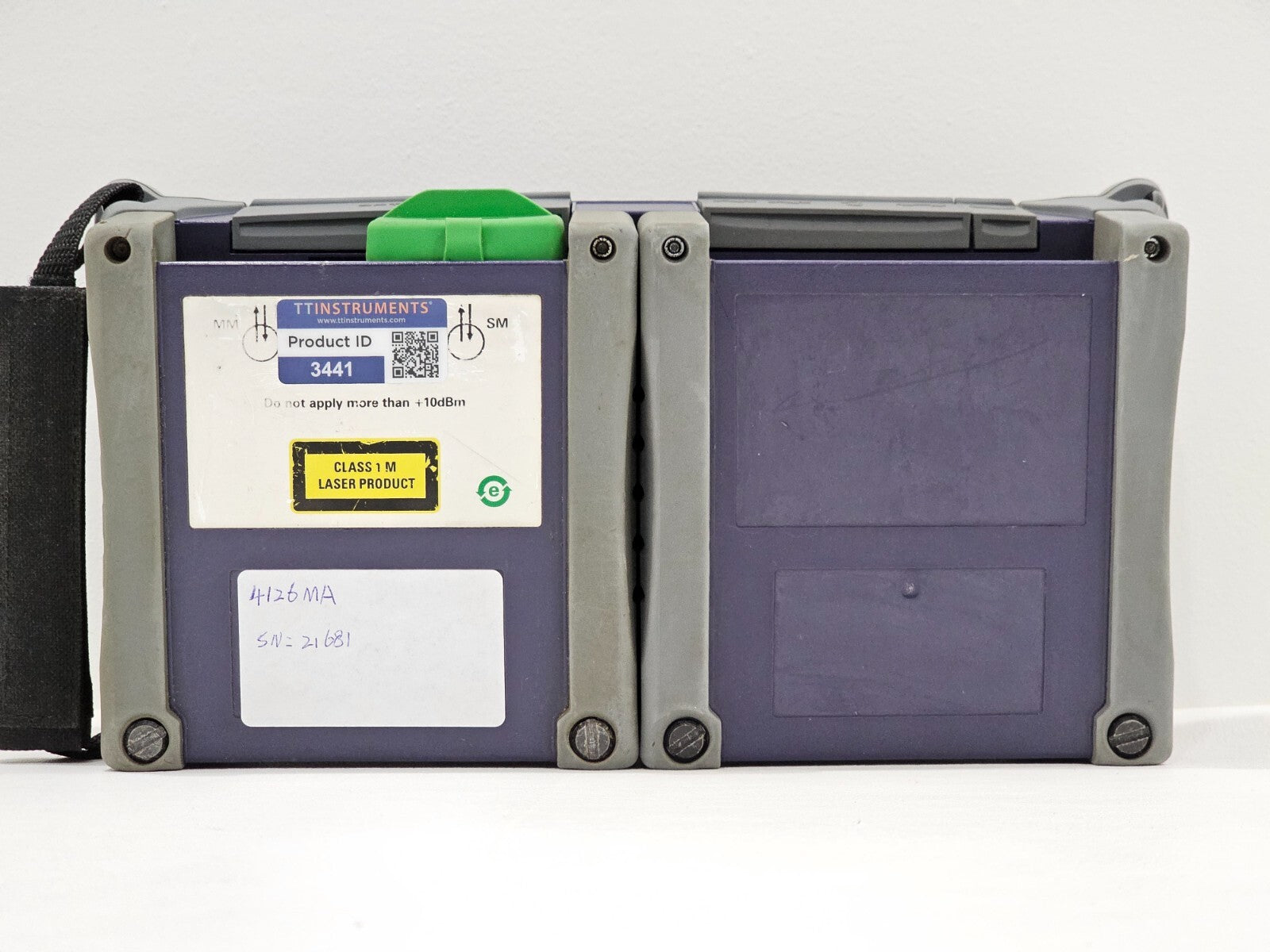 Viavi JDSU MTS 4000 Mainframe with 4126 MA SM OTDR 1310/1550 nm 37/35 dB APC