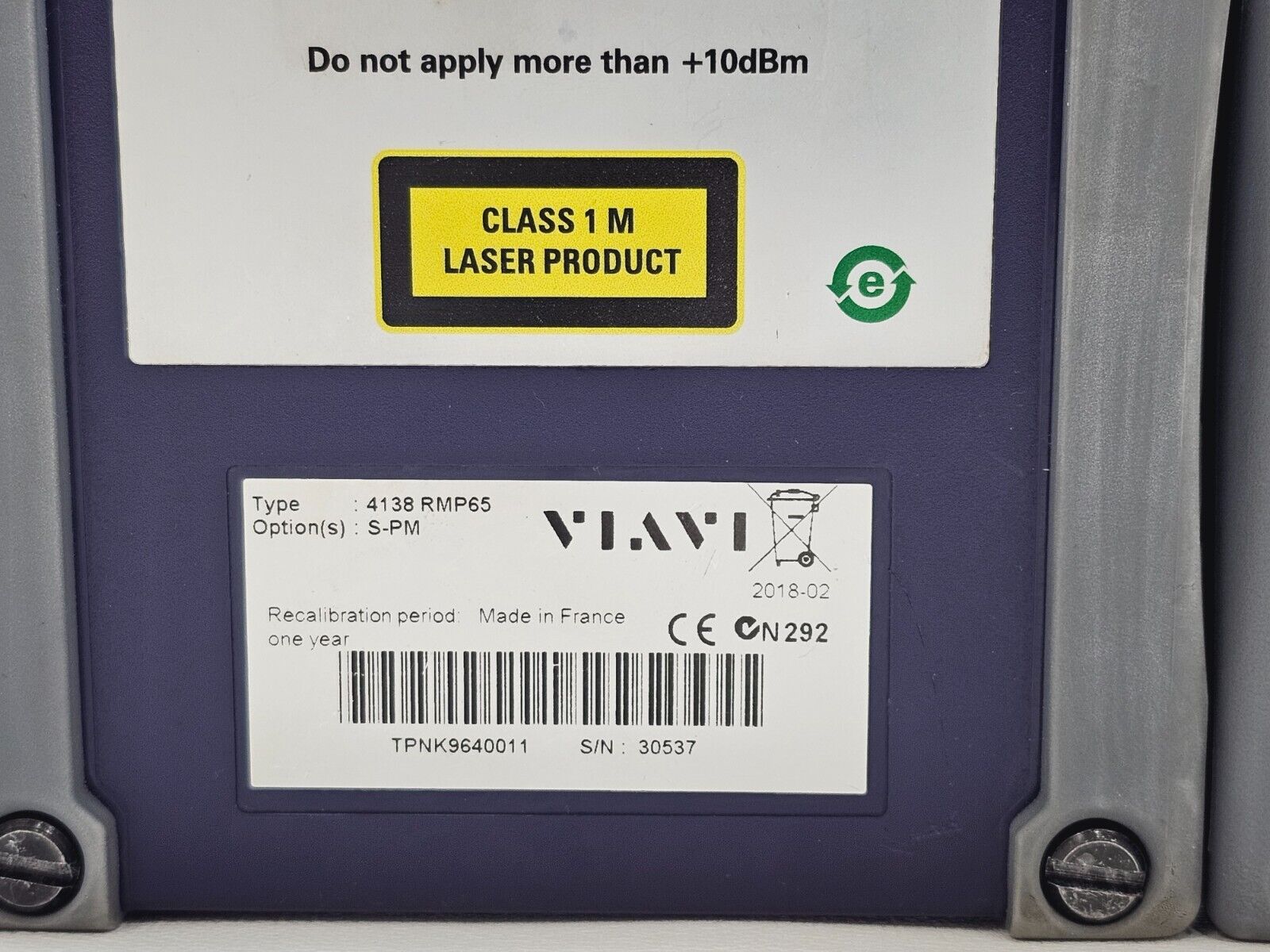 Viavi JDSU MTS 4000 V2 + 4138 RMP65 SM 1310/1550/F1650 nm OTDR Metro PON Live