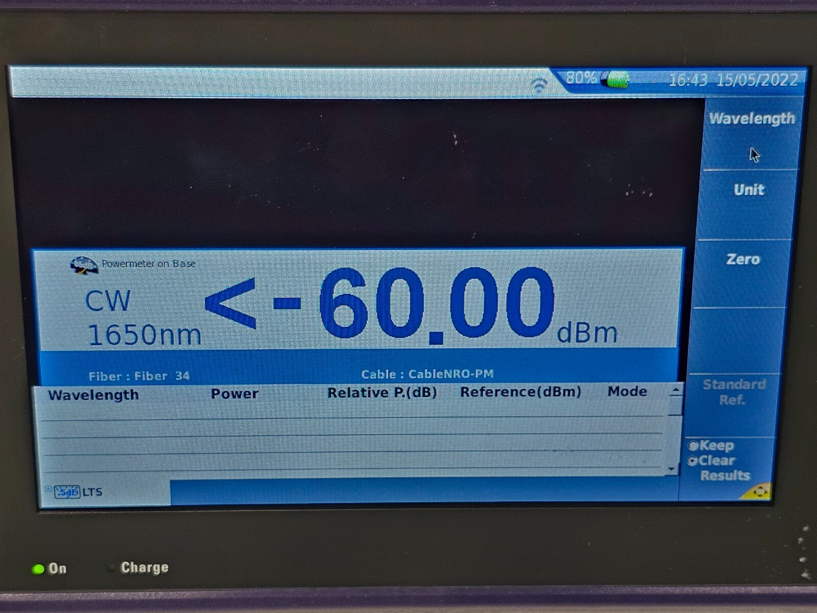 Viavi JDSU MTS 4000 V2 Mainframe with Power Meter