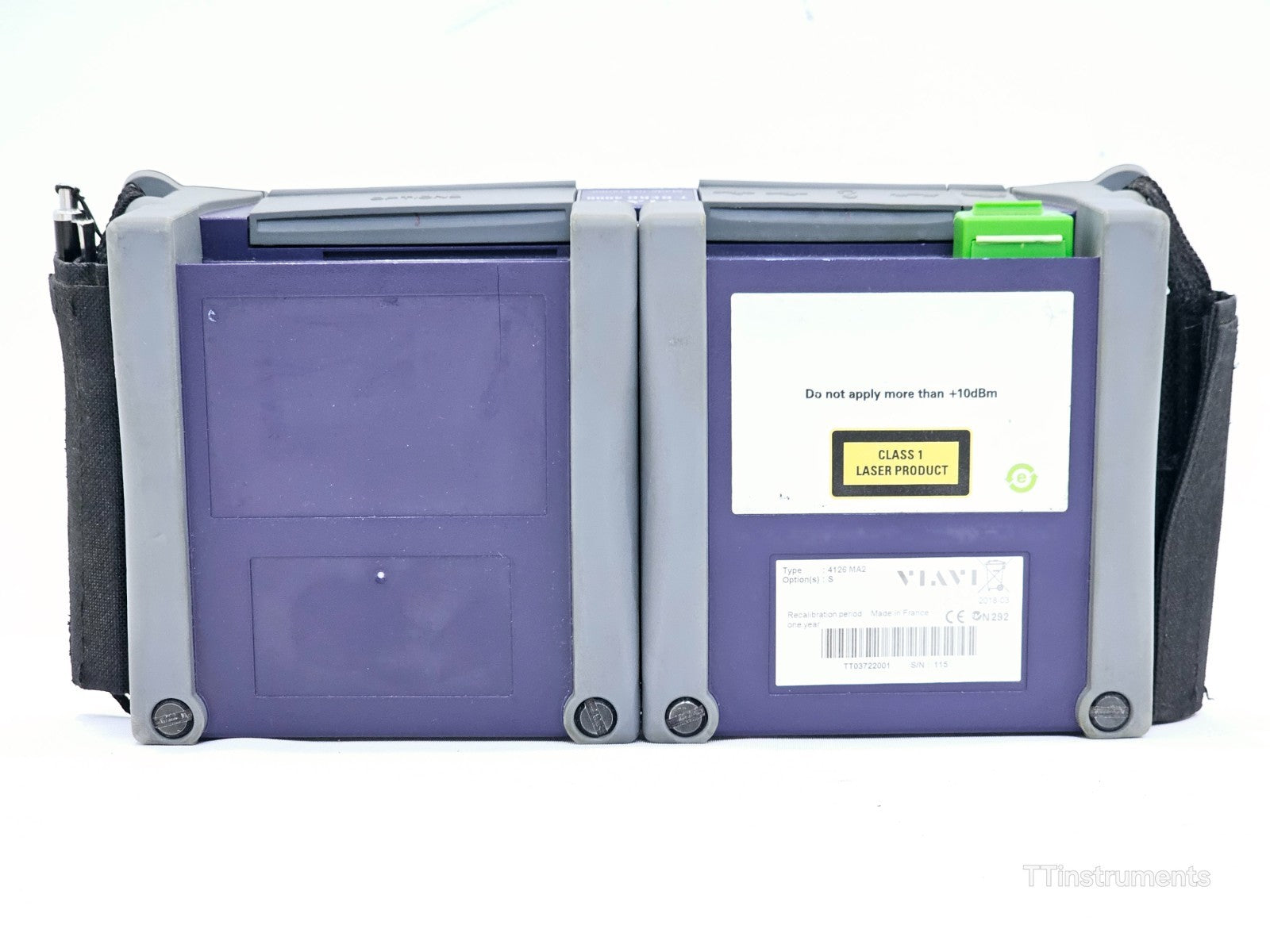 Viavi JDSU MTS 4000 V2 Platform + 4126 MA2 SM 1310/1550 nm OTDR MFD 2018 SC-APC