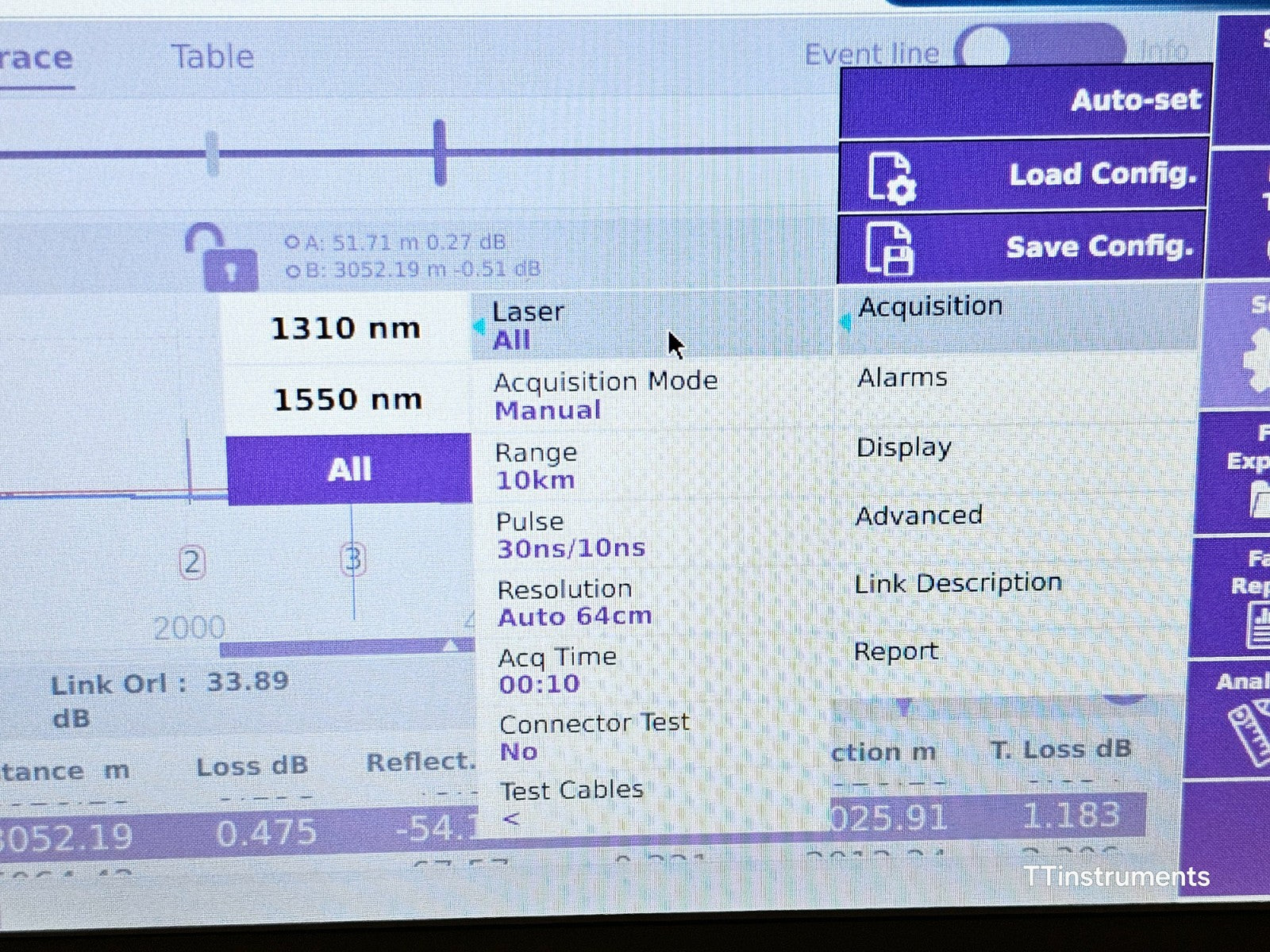 Viavi JDSU MTS 4000 V2 Platform + 4126 MA2 SM 1310/1550 nm OTDR MFD 2018 SC-APC