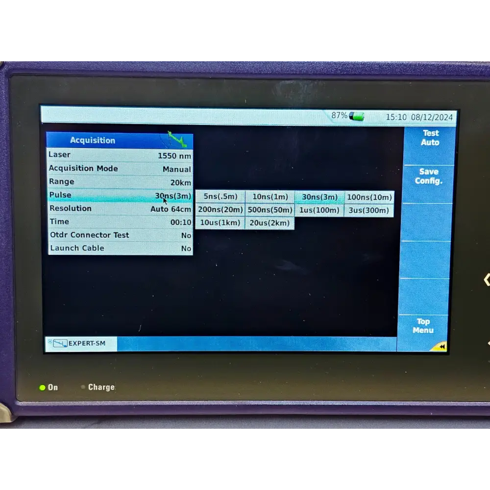 Viavi JDSU MTS 4000 V2 Platform + 4126 MA2 SM 1310/1550 nm OTDR MFD 201918