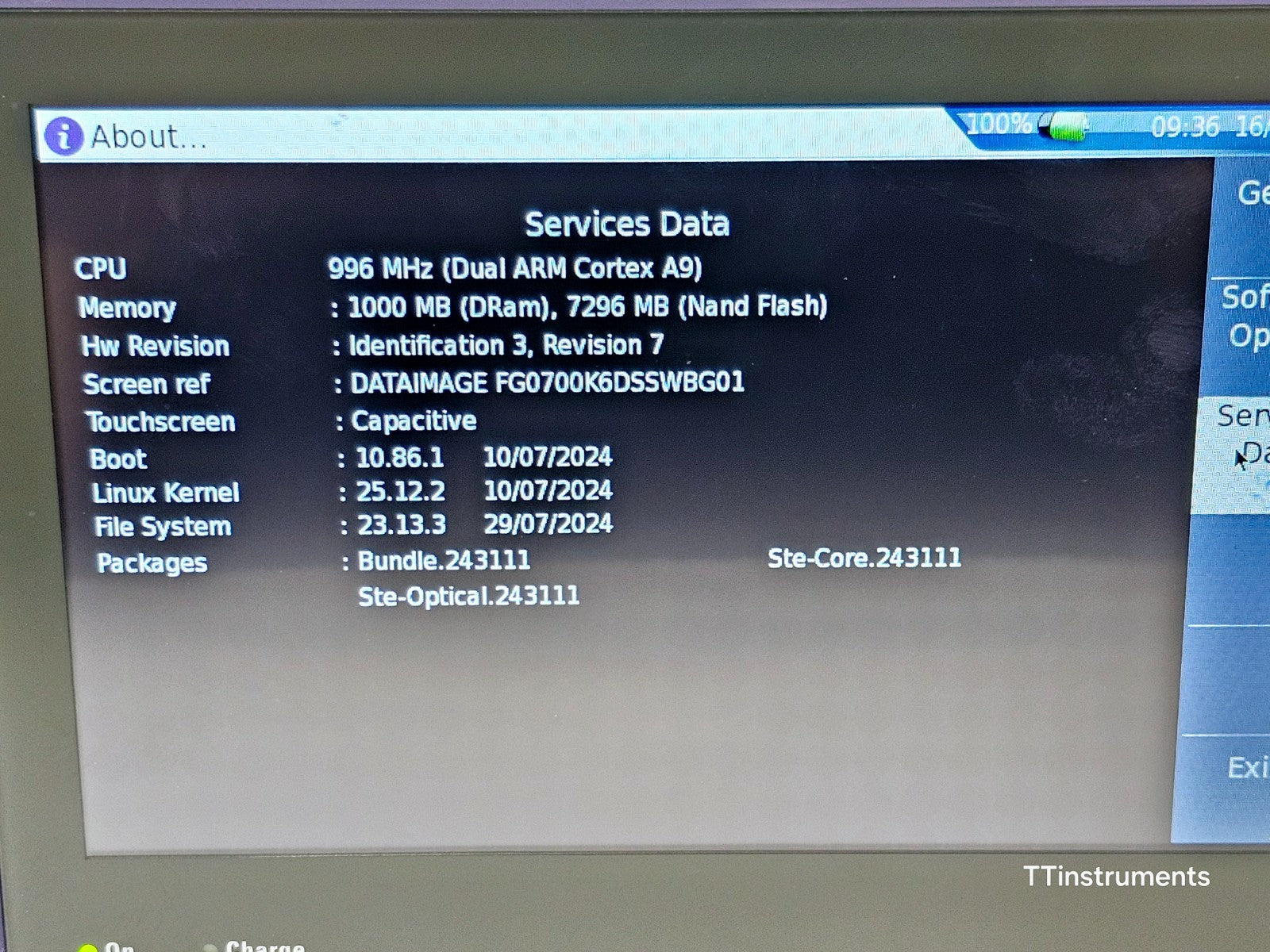 Viavi JDSU MTS 4000 V2 Platform + 4126 MA2 SM 1310/1550 nm OTDR MFD 2018 SC-APC