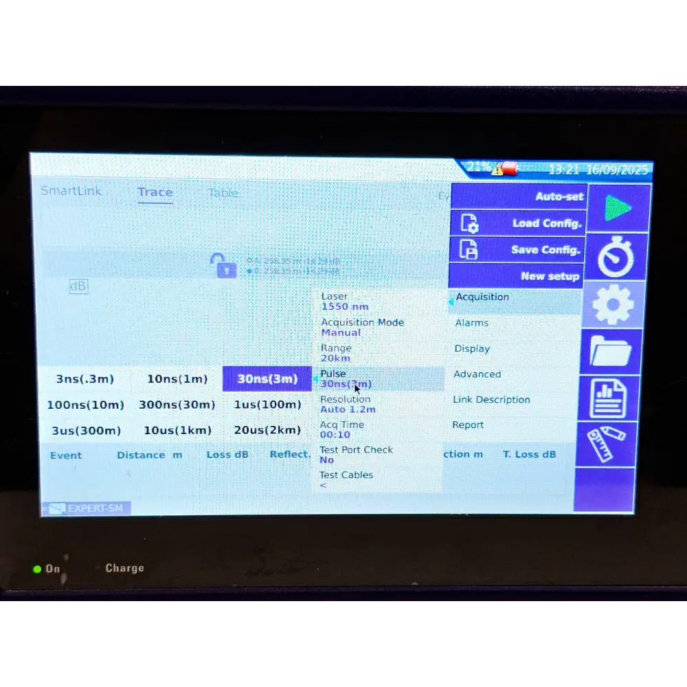Viavi JDSU MTS 4000 V2 Platform + 4146 SM 1310/1550 nm MM 850/1300 OTDR MFD 201917