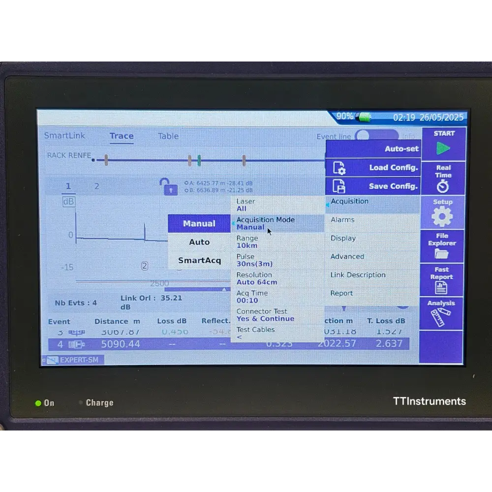 Stylus accessory included with Viavi MTS 4000 V2 touchscreen platform