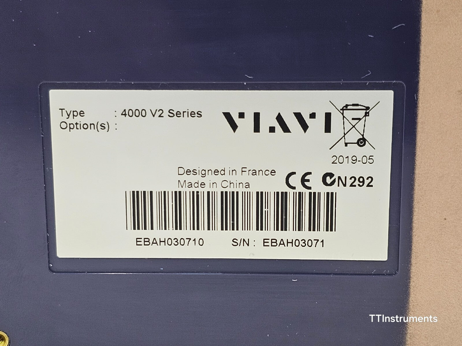 Viavi JDSU MTS 4000 V2 Platform with 4126 MA2 SM 1310/1550 nm OTDR