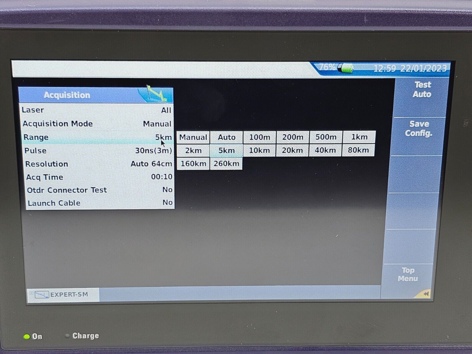 Viavi JDSU MTS 4000 V2 w/ 4126 MA2 SM 1310/1550 nm OTDR 40/40 dB Access Metro