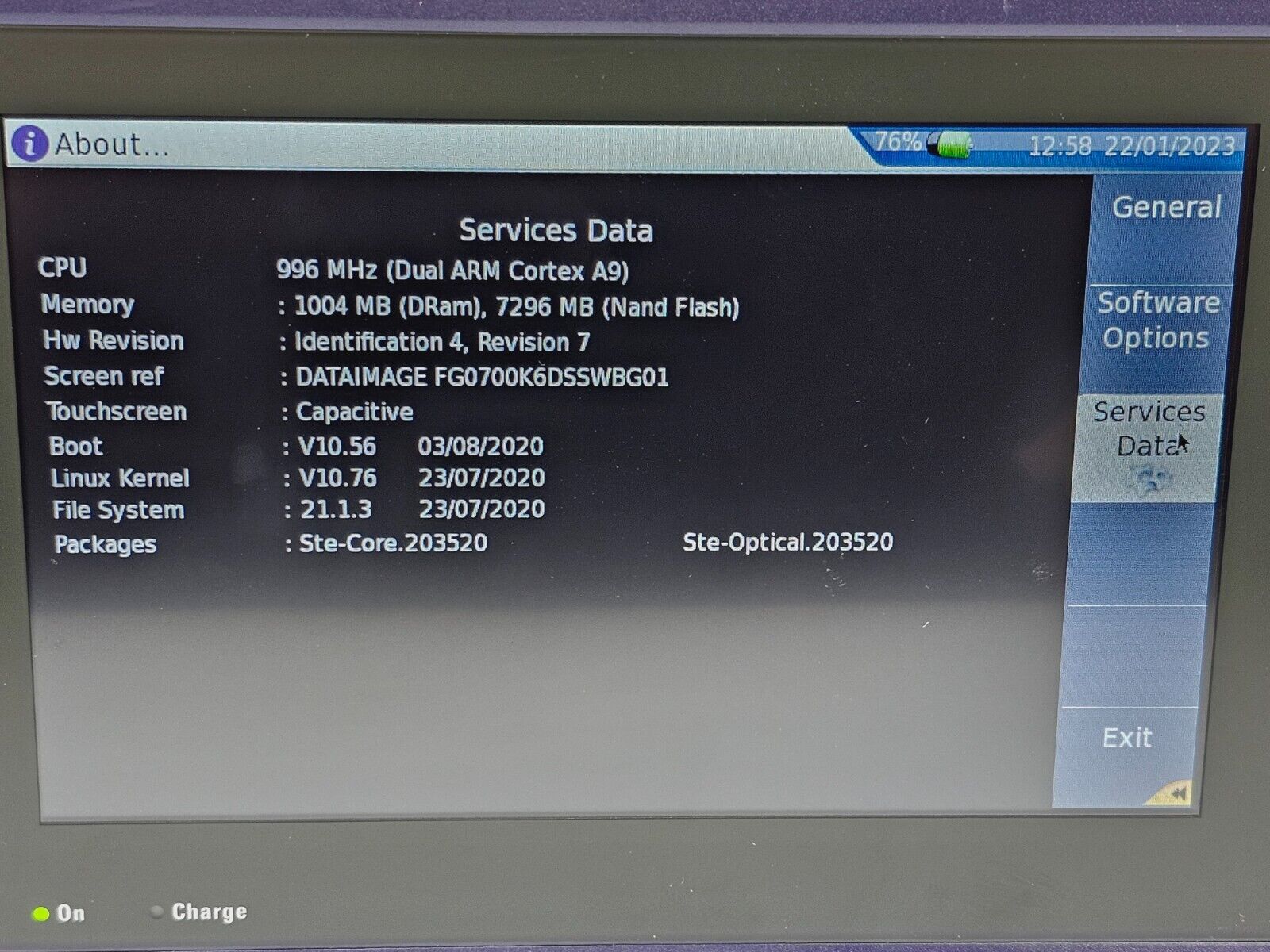 Viavi JDSU MTS 4000 V2 w/ 4126 MA2 SM 1310/1550 nm OTDR 40/40 dB Access Metro
