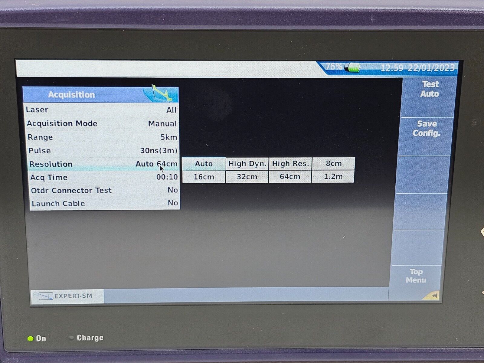 Viavi JDSU MTS 4000 V2 w/ 4126 MA2 SM 1310/1550 nm OTDR 40/40 dB Access Metro