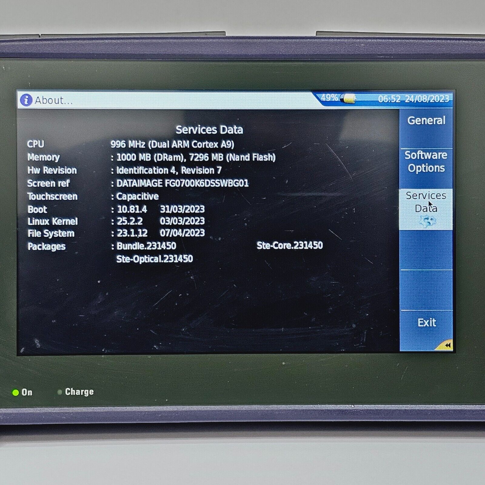 Viavi JDSU MTS 4000 V2 w/ 4126 MA2 SM 1310/1550 nm OTDR 40/40 dB Access Metro