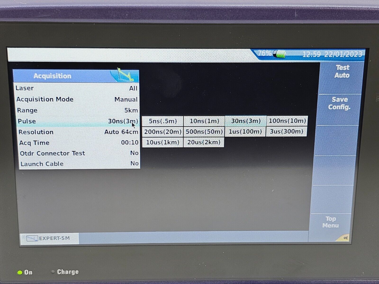 Viavi JDSU MTS 4000 V2 w/ 4126 MA2 SM 1310/1550 nm OTDR 40/40 dB Access Metro