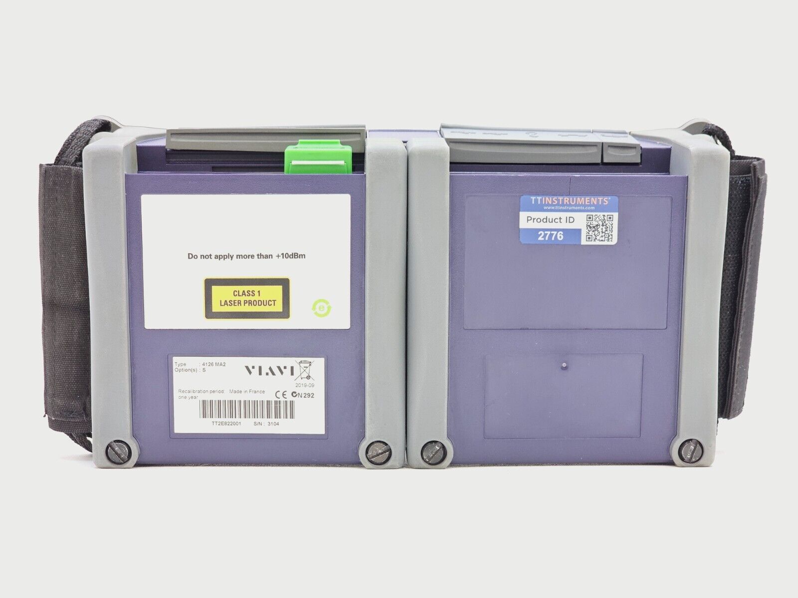 Viavi JDSU MTS 4000 V2 with 4126 MA2 SM 1310/1550 nm OTDR 40/40 dB Access Metro