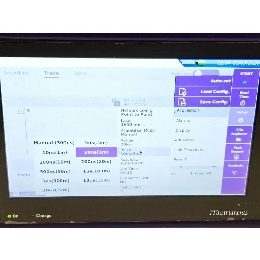 Viavi JDSU MTS 4000 V2 with 4138 FB65 1310/1550/1650 Live PM-S OTDR P5000i FI-6017