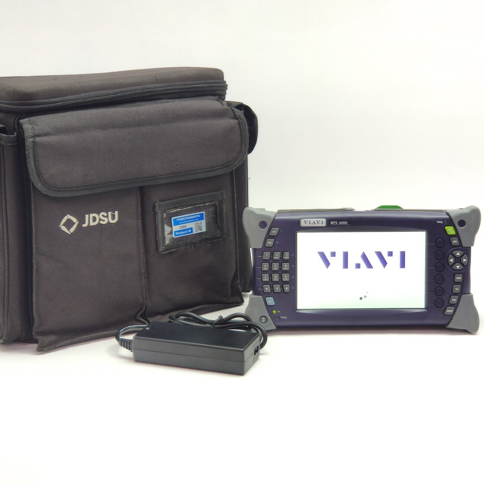 Viavi JDSU MTS 4000 w/ PM & 4138 MP49 1310/1490/1550 nm OTDR FCOMP 43/41/41 dB