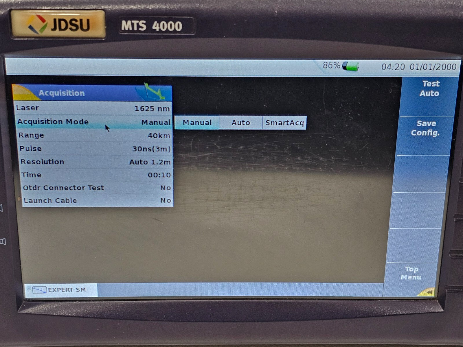 Viavi JDSU MTS 4000 with 4136 RMP Metro PON 1310/1550nm + Filtered 1625nm OTDR
