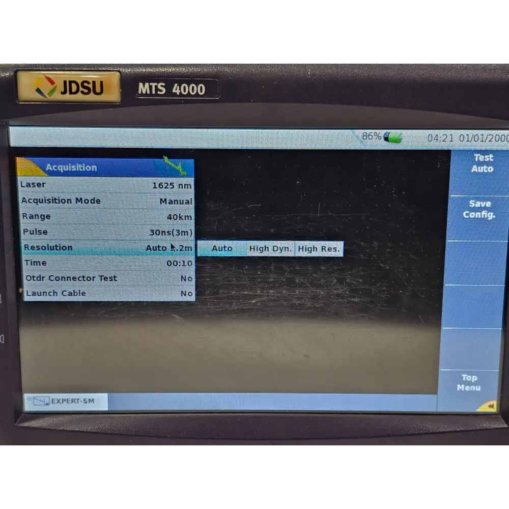 Stylus accessory included with Viavi JDSU MTS 4000