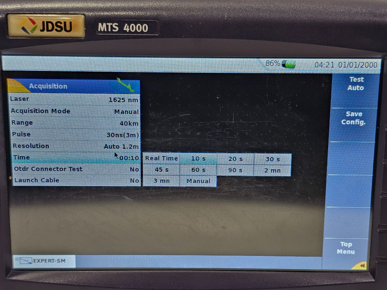 Viavi JDSU MTS 4000 with 4136 RMP Metro PON 1310/1550nm + Filtered 1625nm OTDR
