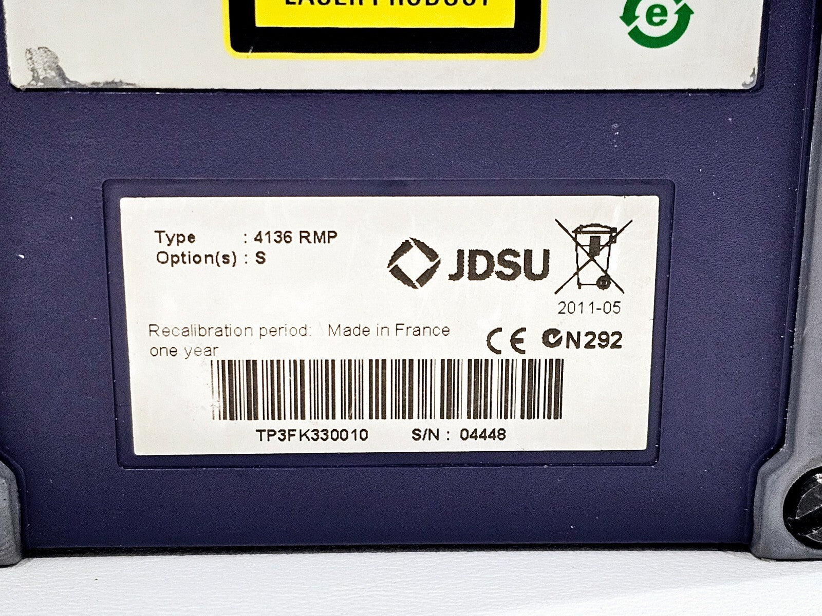 Viavi JDSU MTS 4000 with 4136 RMP Metro PON 1310/1550nm + Filtered 1625nm OTDR