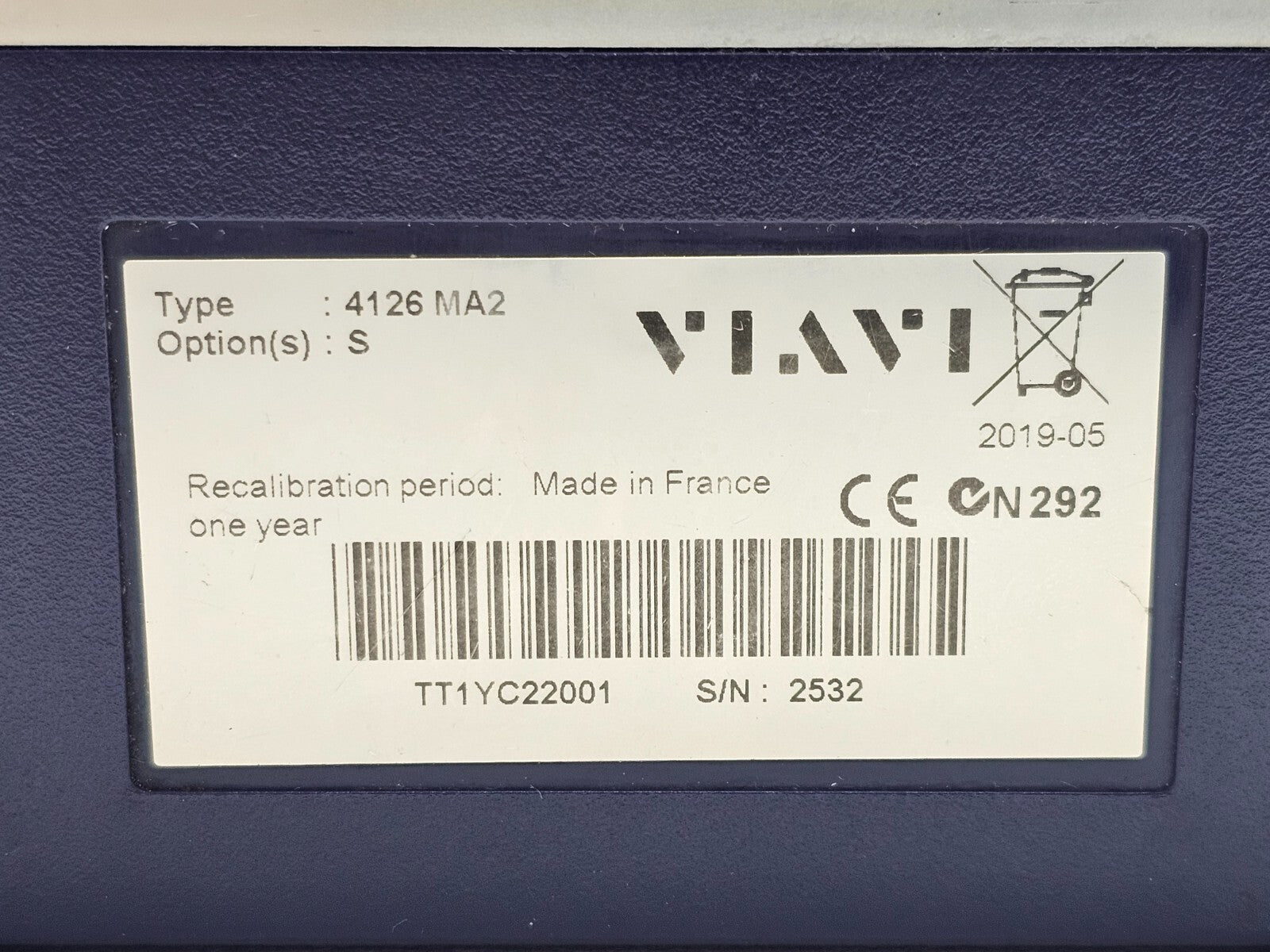 Viavi JDSU MTS 4126 MA2 SM 1310/1550 nm OTDR 40/40 dB Access Metro APC-SC