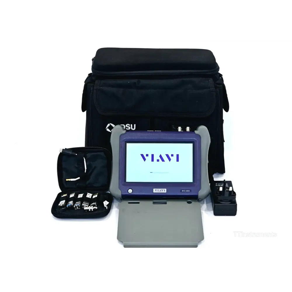 Viavi JDSU MTS 5800 v2 with 5822P dual-port 1/10G network tester, front view