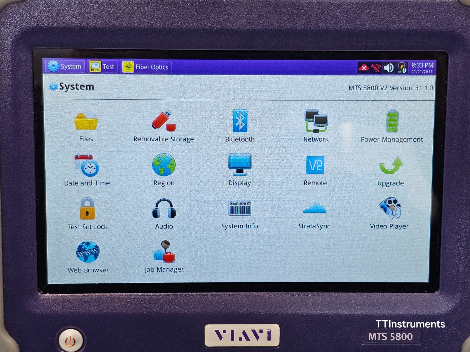 Viavi JDSU MTS 5800 v2 w/ 5822P Network Tester with MANY Options Dual Port 1/10G