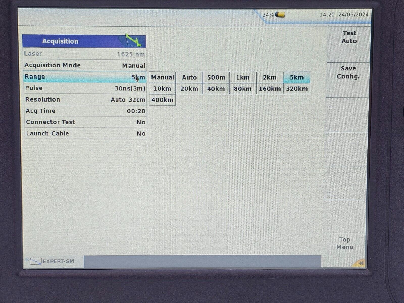 Viavi JDSU MTS 6000 V2 6100 + 81162C OTDR Module 1625nm Filtered E81162C 47.5 dB