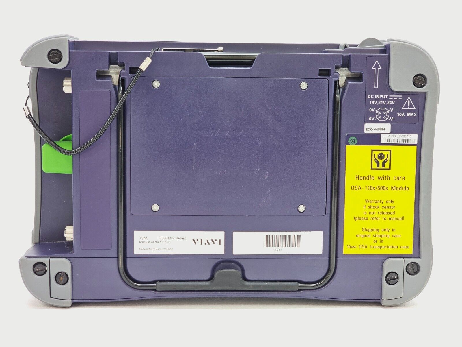 Viavi JDSU MTS 6000 V2 6100 + 81162C OTDR Module 1625nm Filtered E81162C 47.5 dB