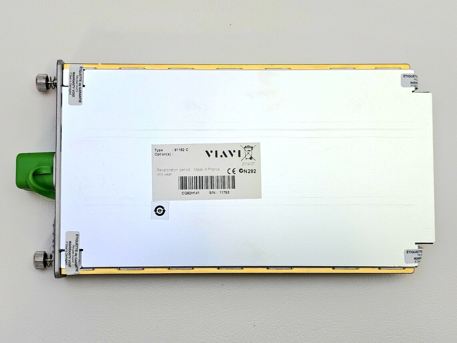 Viavi JDSU MTS 6000 V2 6100 + 81162C OTDR Module 1625nm Filtered E81162C 47.5 dB