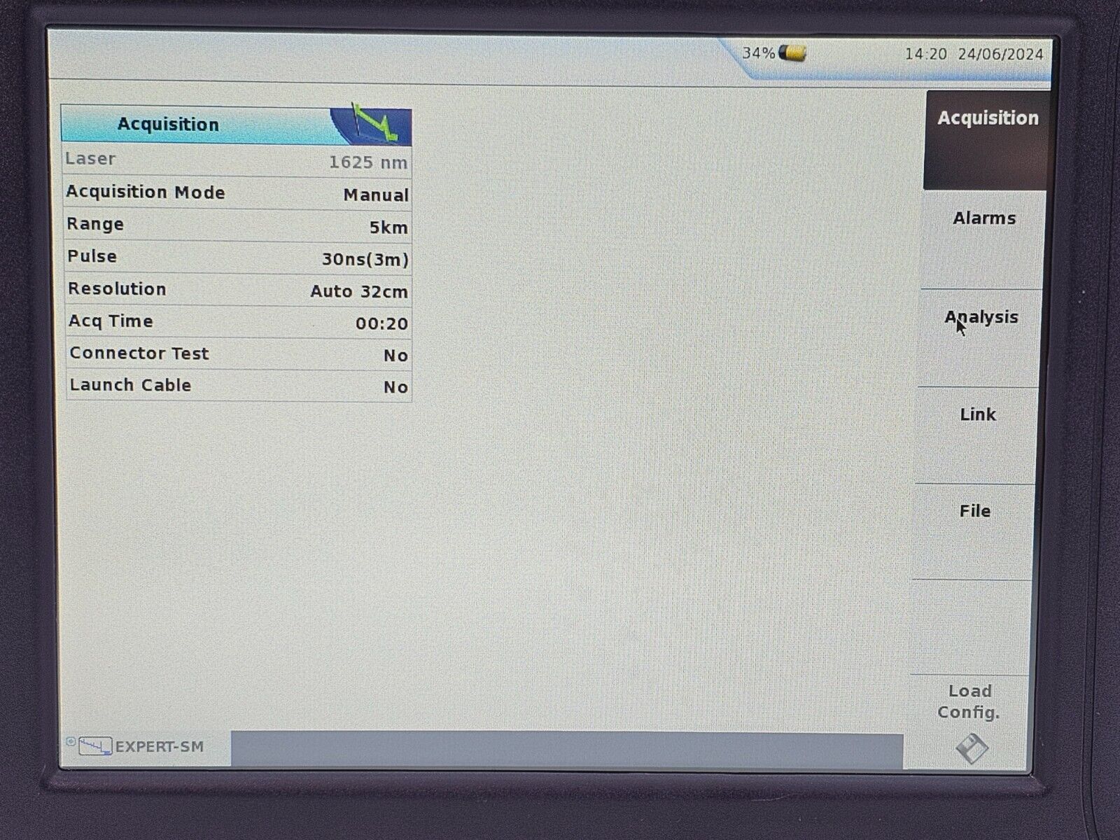 Viavi JDSU MTS 6000 V2 6100 + 81162C OTDR Module 1625nm Filtered E81162C 47.5 dB