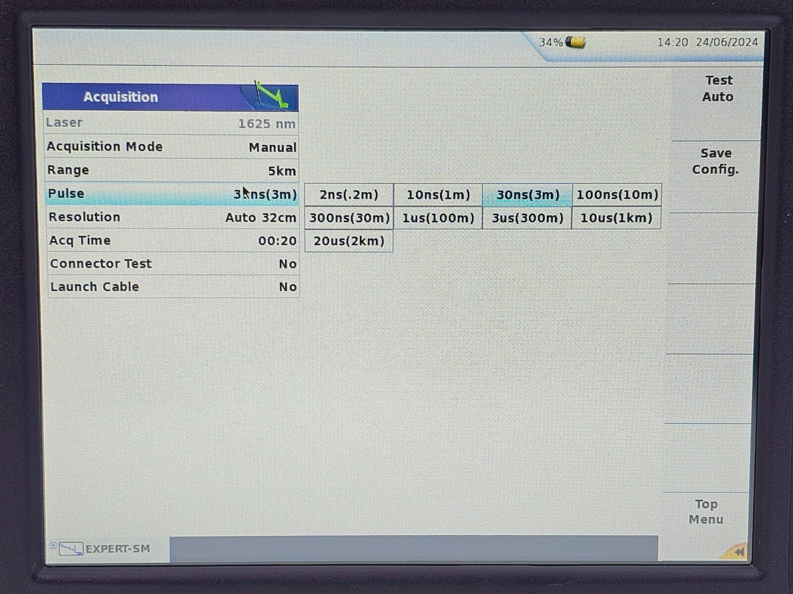 Viavi JDSU MTS 6000 V2 6100 + 81162C OTDR Module 1625nm Filtered E81162C 47.5 dB