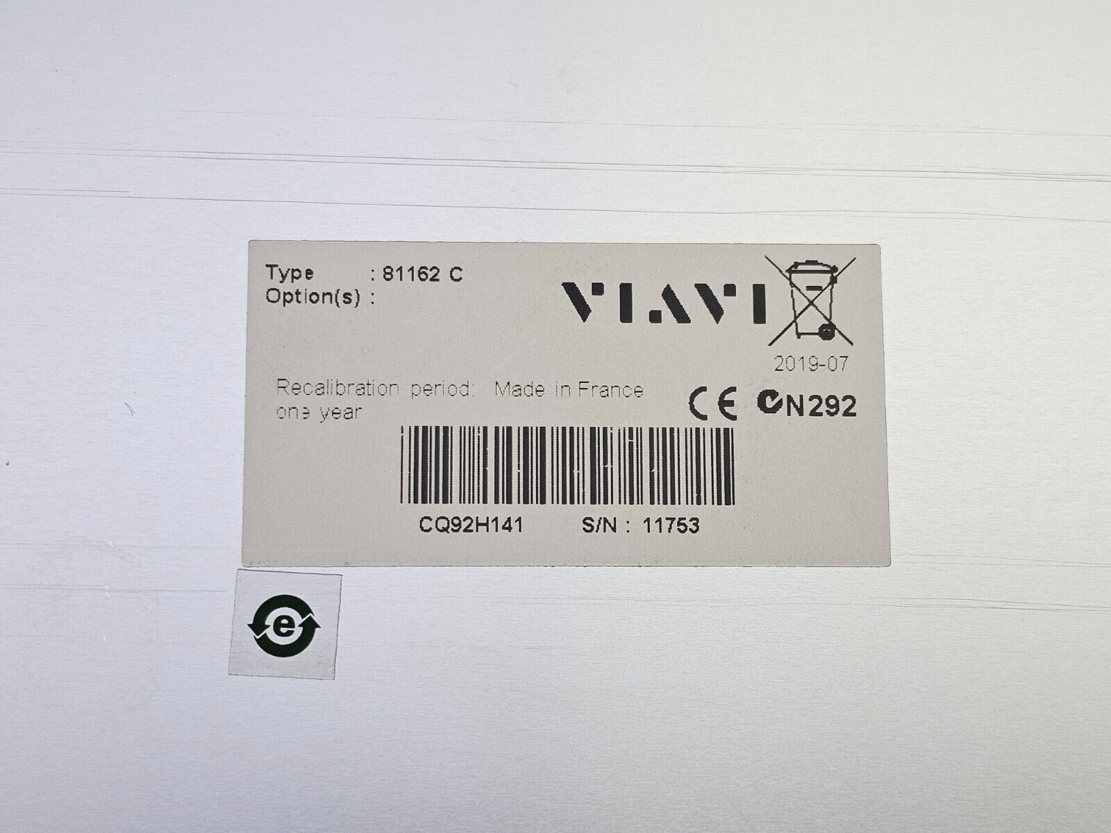 Viavi JDSU MTS 6000 V2 6100 + 81162C OTDR Module 1625nm Filtered E81162C 47.5 dB