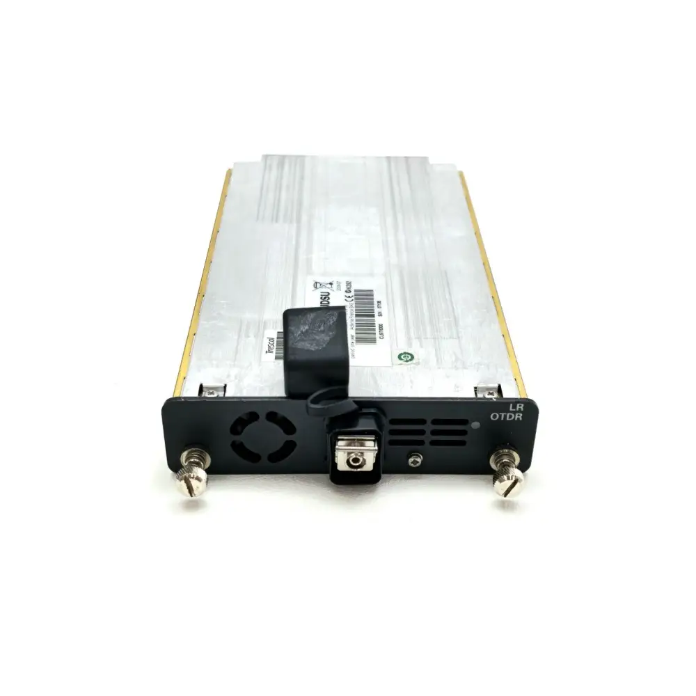 MTS 6000 touchscreen interface with OTDR event table displayed