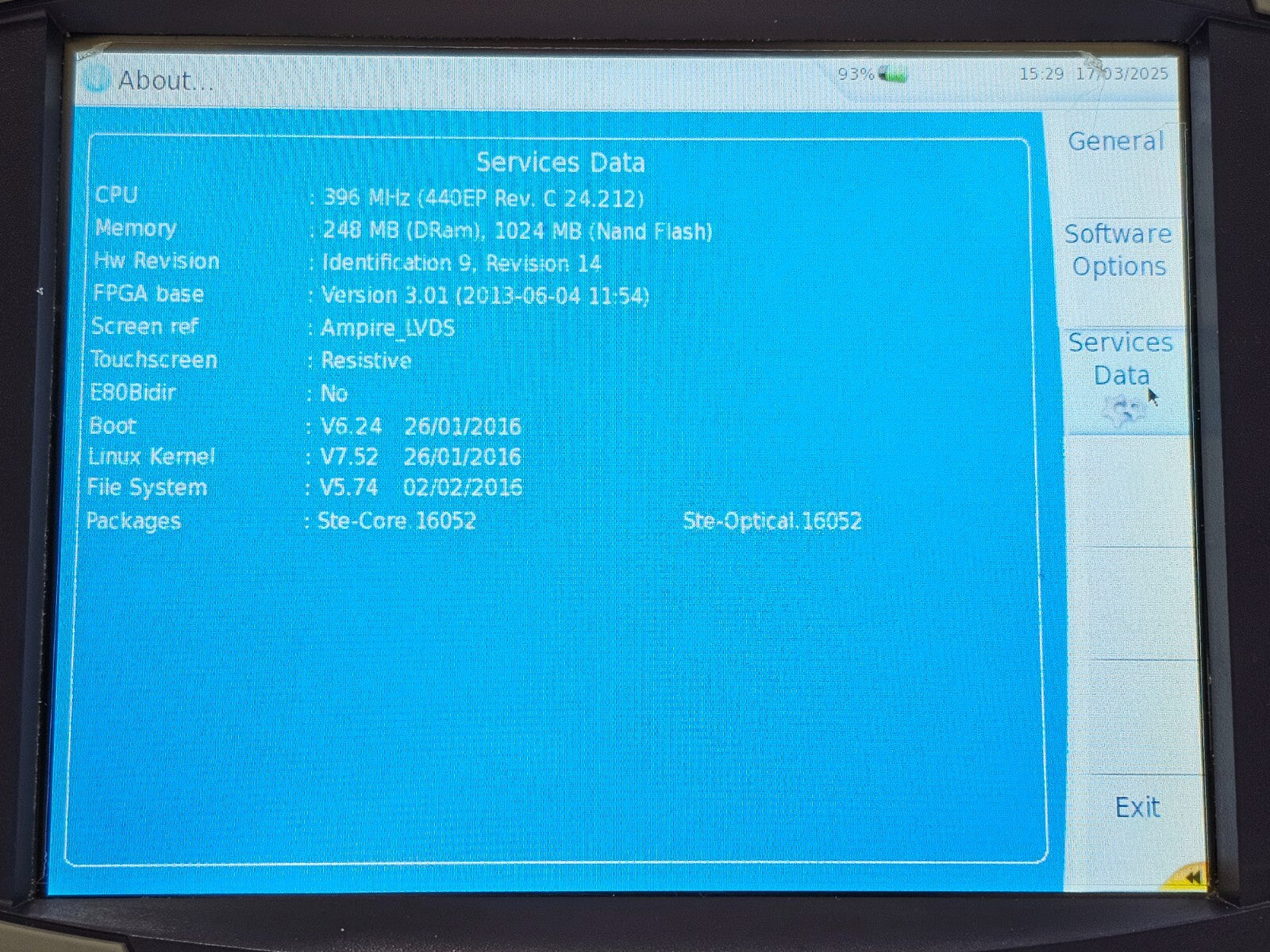Viavi JDSU MTS 6000 with 8126 MR OTDR Module 1310/1550nm Singlemode Medium Range