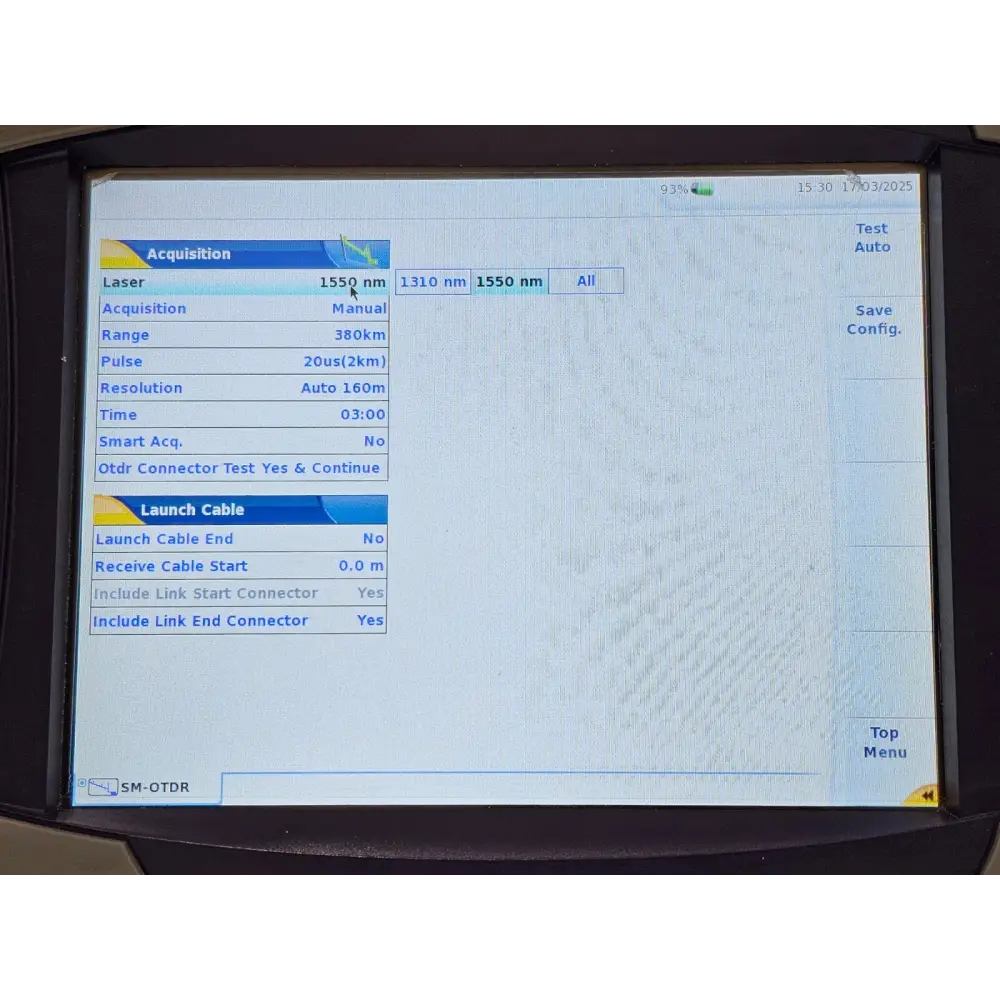JDSU MTS 6000 unit bottom panel showing regulatory markings