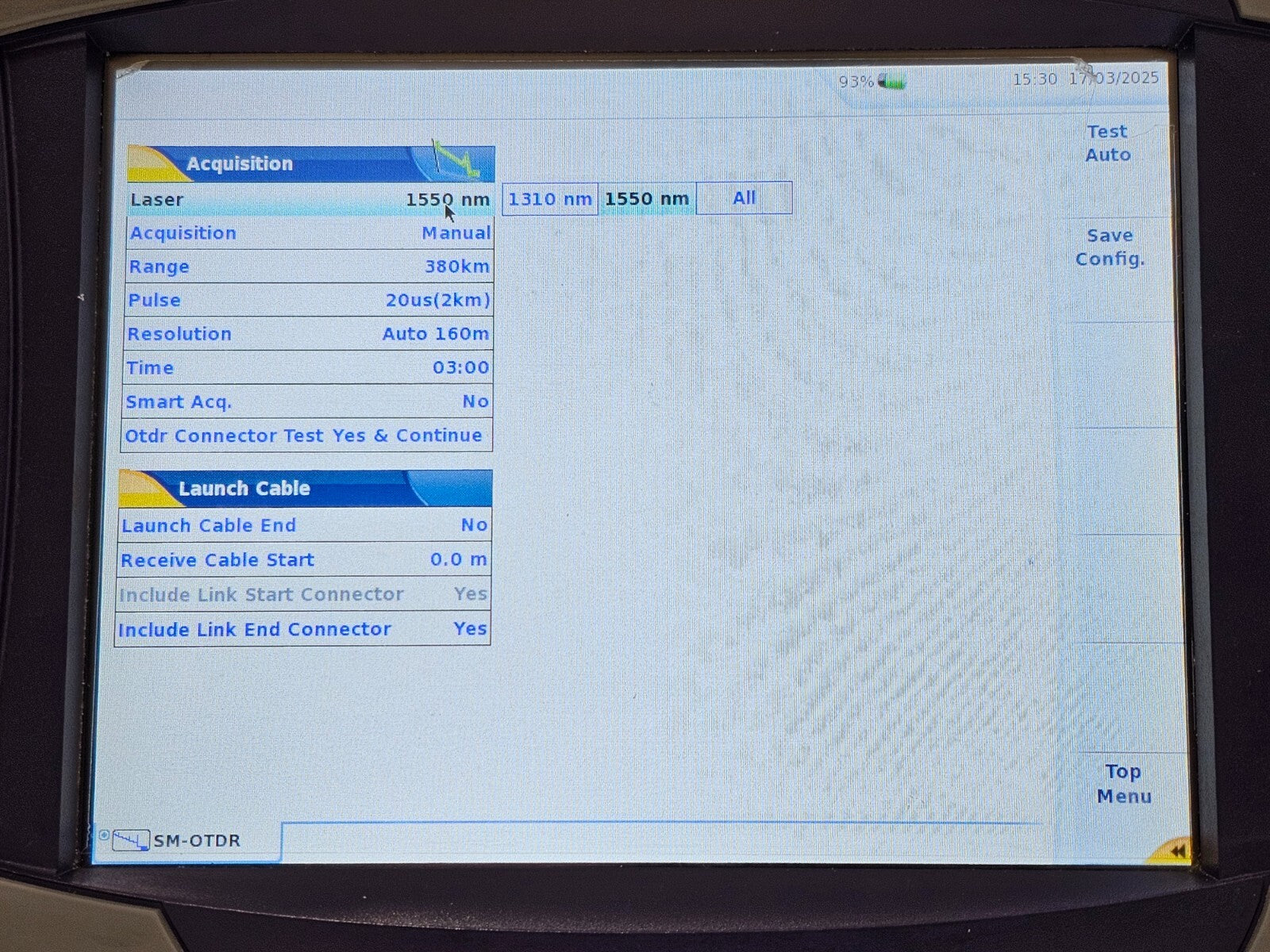 Viavi JDSU MTS 6000 with 8126 MR OTDR Module 1310/1550nm Singlemode Medium Range