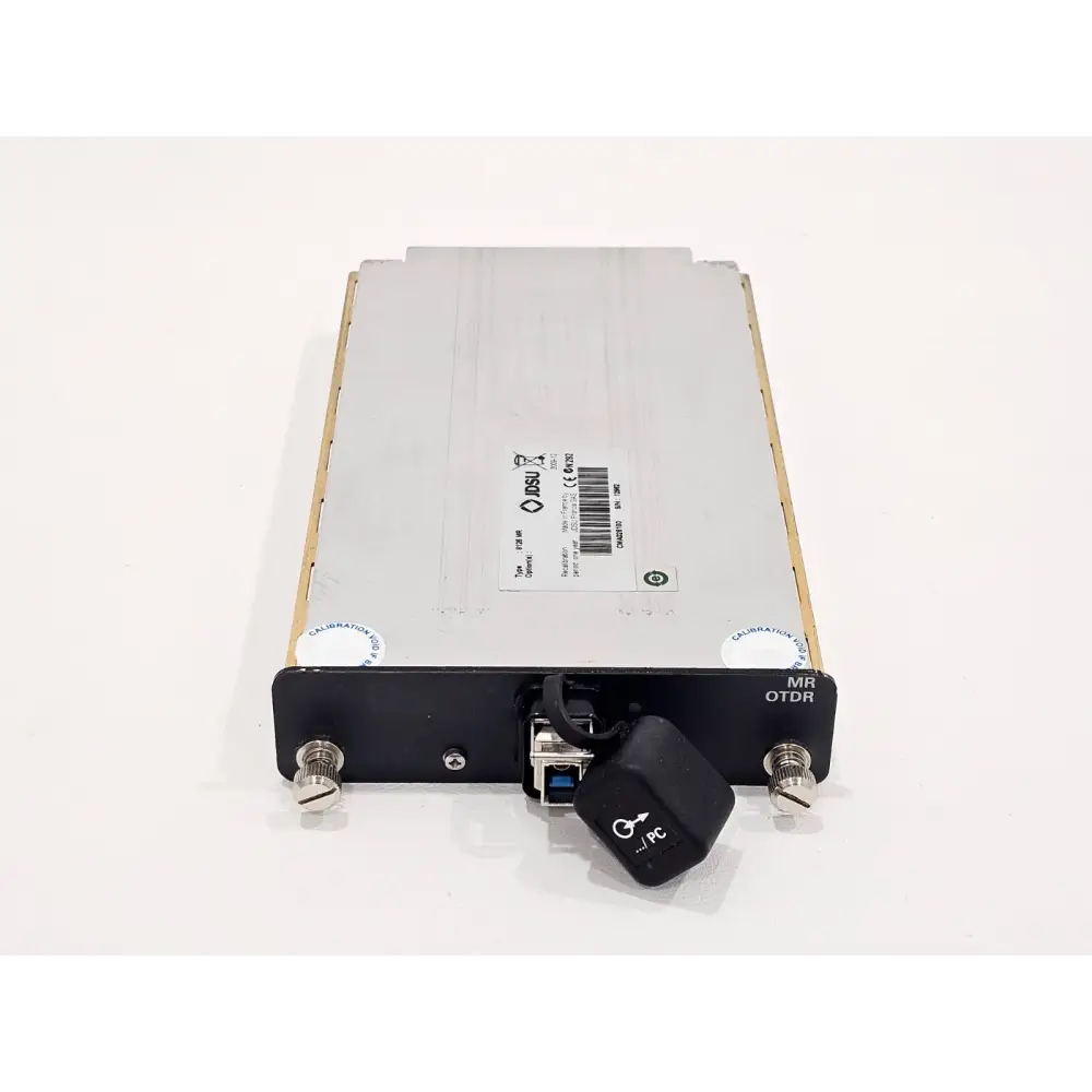 Viavi MTS 6000 unit powered on displaying OTDR trace on screen