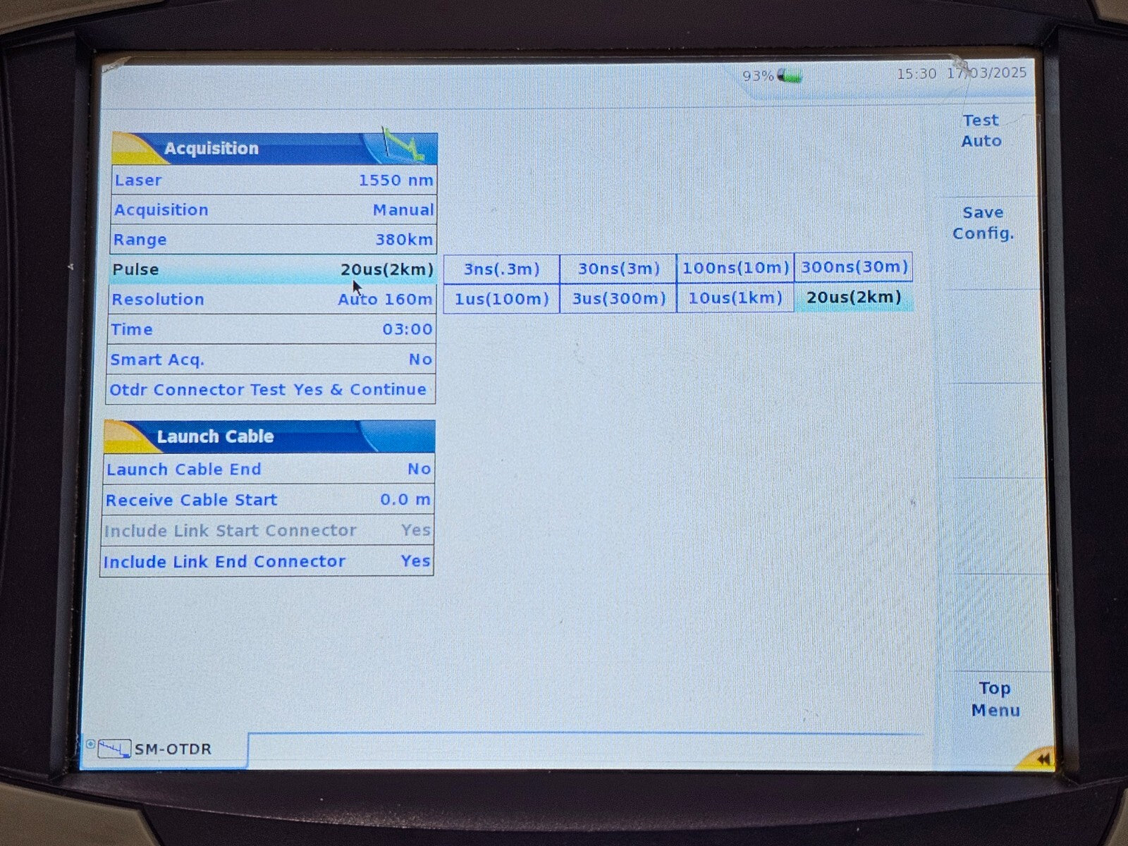 Viavi JDSU MTS 6000 with 8126 MR OTDR Module 1310/1550nm Singlemode Medium Range