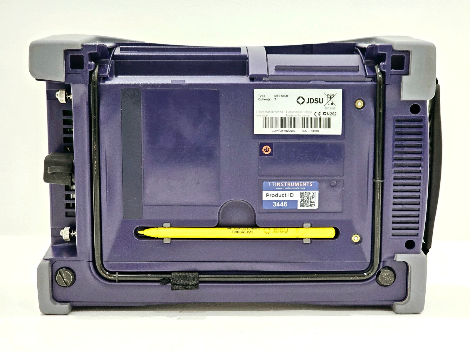 Viavi JDSU MTS 6000 with 8126 MR OTDR Module 1310/1550nm Singlemode Medium Range