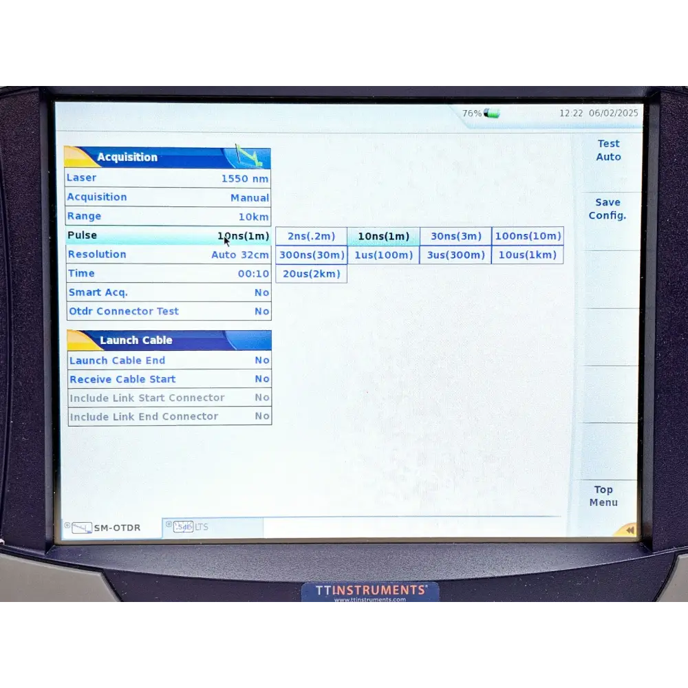 Viavi JDSU MTS 6000A + 8126C SM OTDR 1310/1550nm 47 dB with FCOMP Software