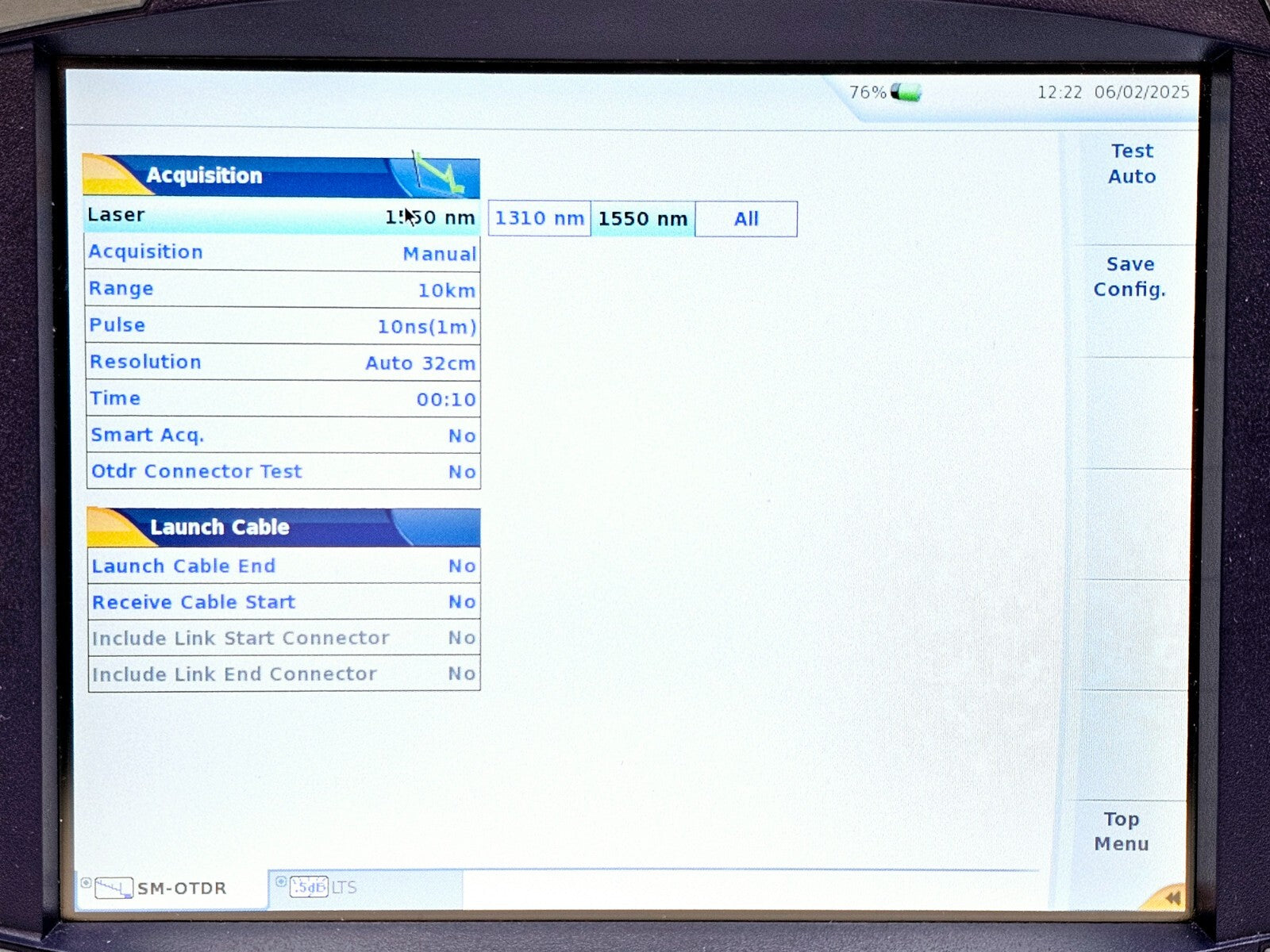 Viavi JDSU MTS 6000A + 8126C SM OTDR 1310/1550nm 47 dB with FCOMP Software