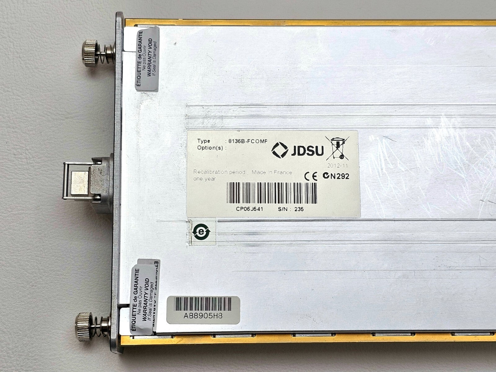 Viavi JDSU MTS 6000A + 8136B SM OTDR 1310/1550/1625nm FCOMP IL ORL Bi-Directiona